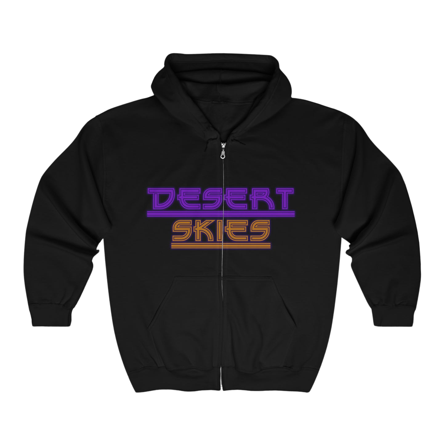 Desert Skies Unisex Full Zip Hooded Sweatshirt