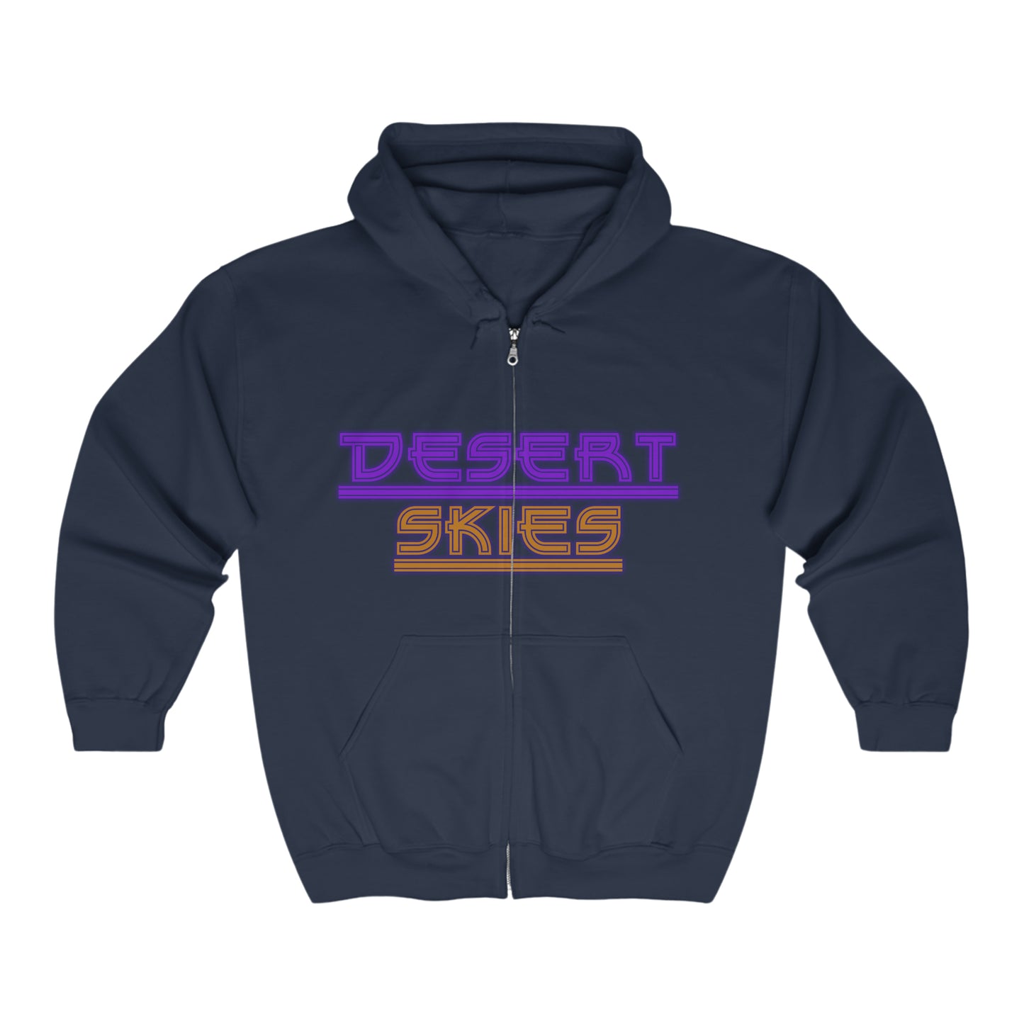 Desert Skies Unisex Full Zip Hooded Sweatshirt