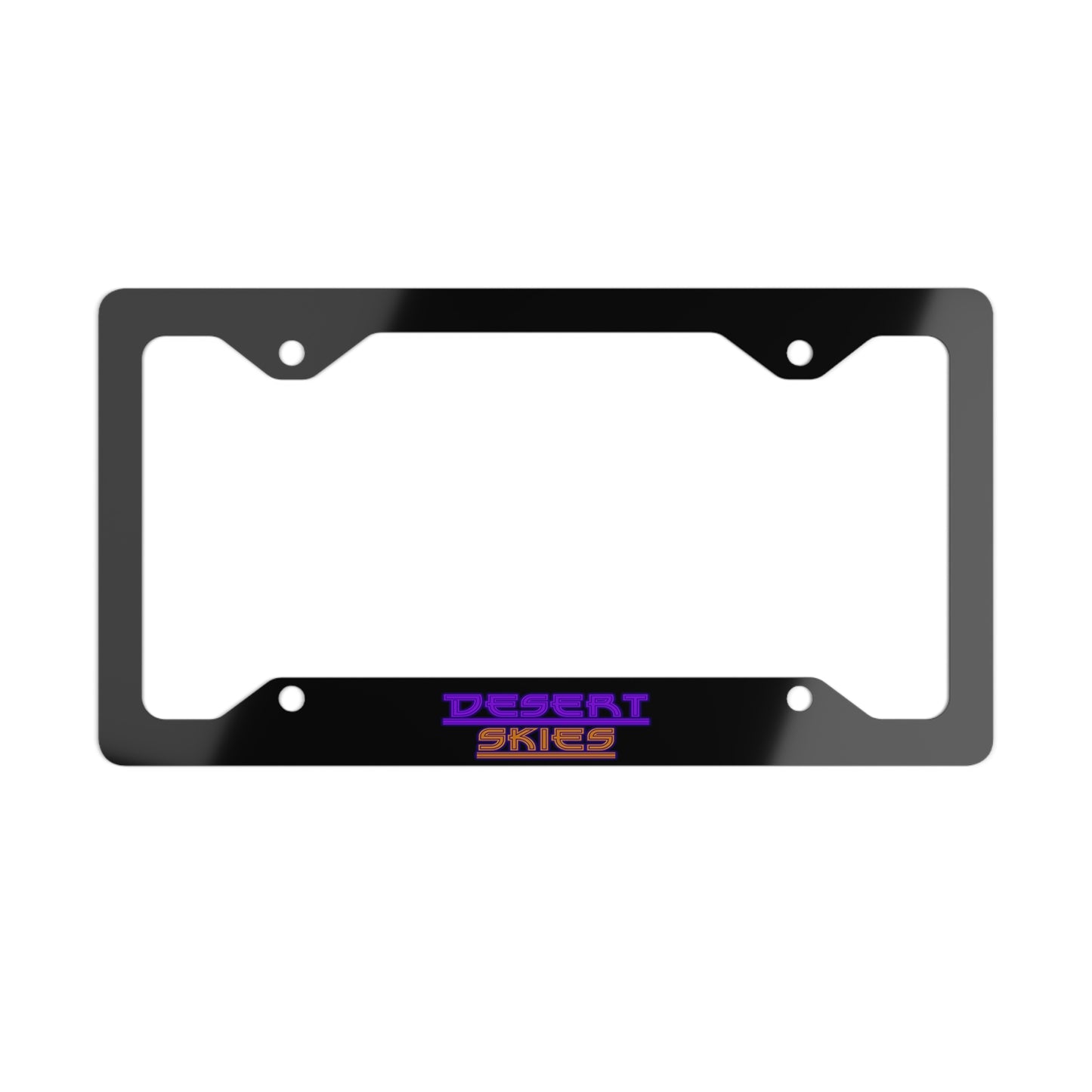 Desert Skies Metal License Plate Frame