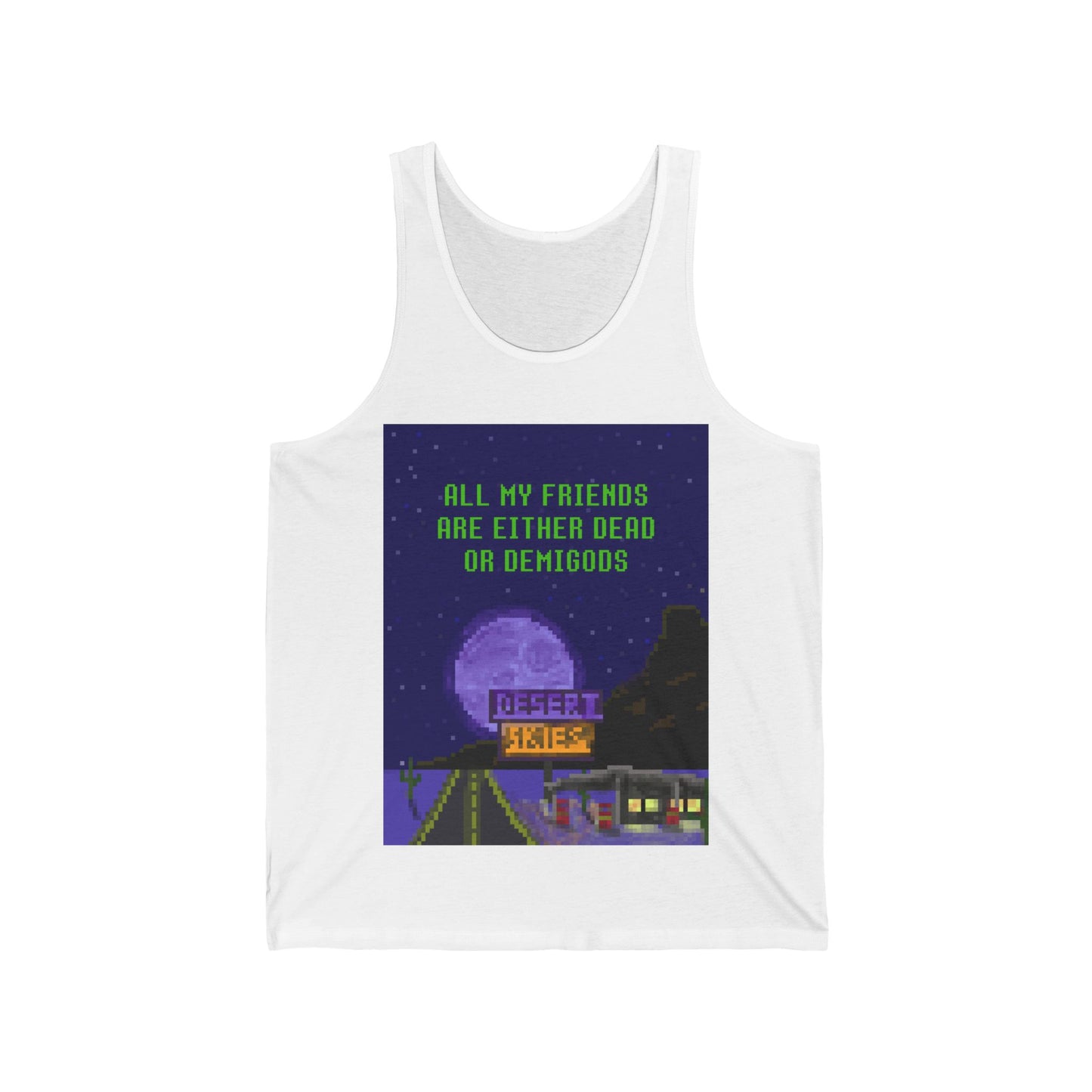 Desert Skies All My Friends Unisex Jersey Tank