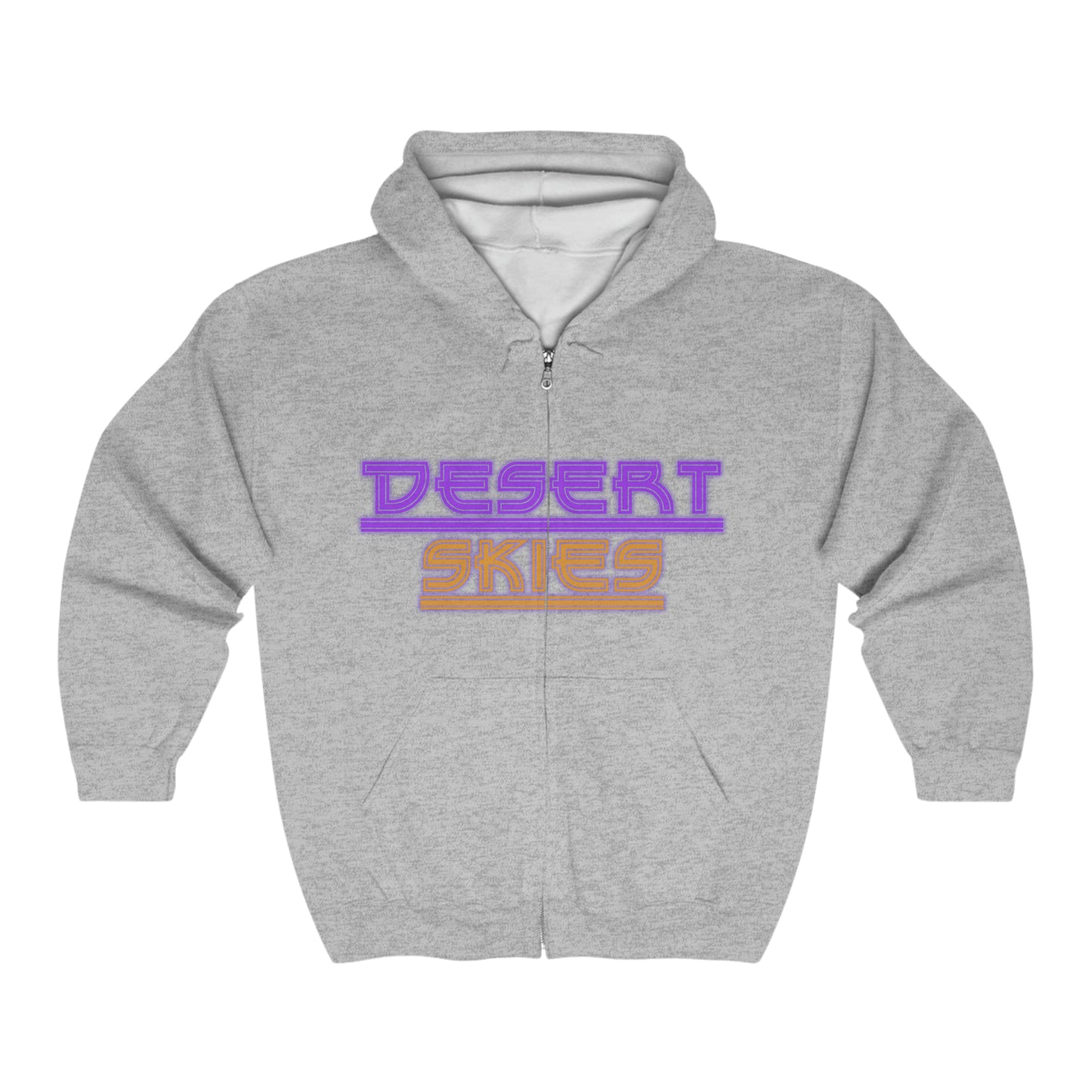 Desert Skies Unisex Full Zip Hooded Sweatshirt