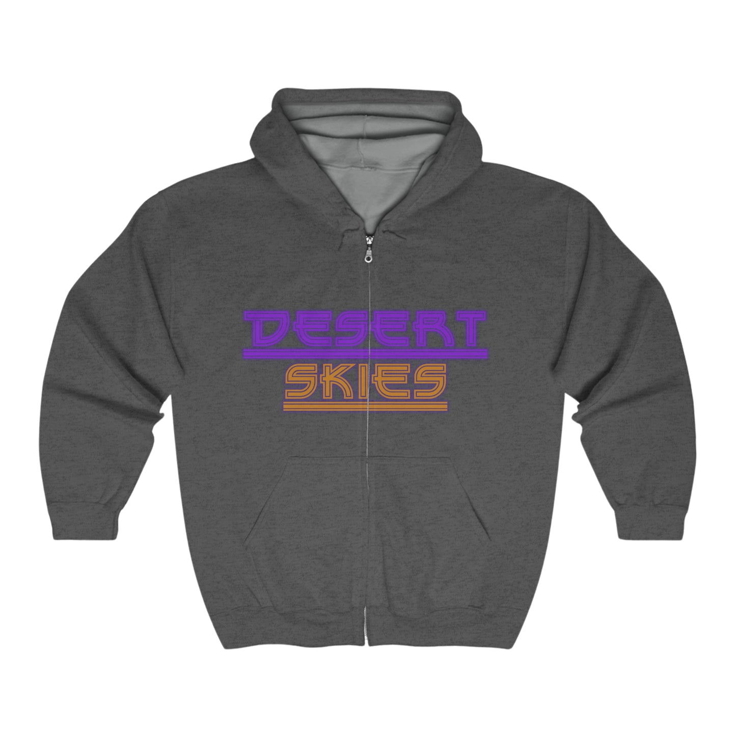 Desert Skies Unisex Full Zip Hooded Sweatshirt